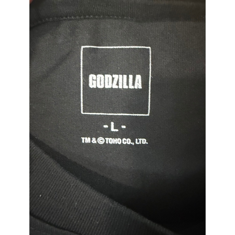 Godzilla vs King Ghidorah T-Shirt Men L Black 1991 Movie Poster Graphic 4 NEW DM - Picture 5 of 10